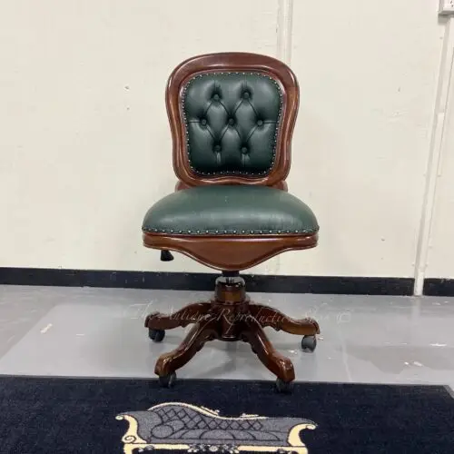 Victorian Office Chair No Arms - Classic Finish