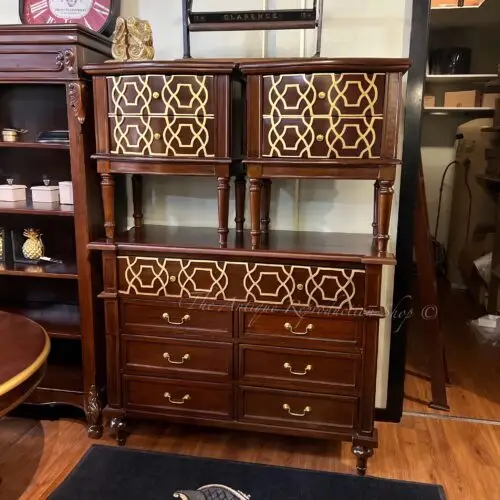 Art Deco Nouveau Chest of Drawers and Bedsides - Classic Finish