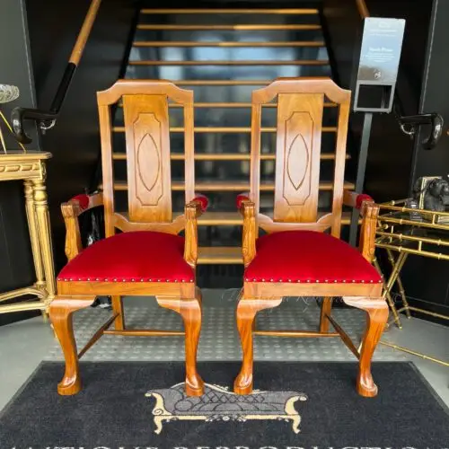 Custom Georgian Dining Chair - Pecan