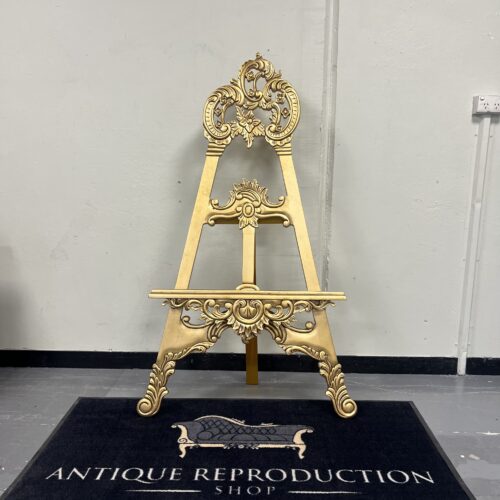 French Baroque Easel - Antique Gold - X Large