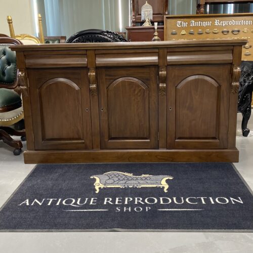 Victorian Chiffonier Sideboard Buffet - Medium Tea brown